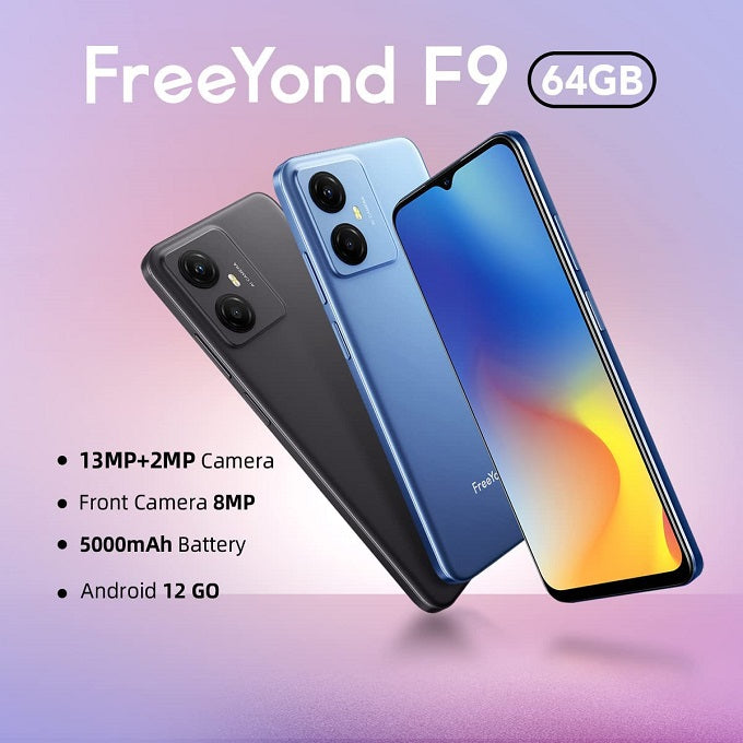 FreeYond F9,2GB+64GB,6.52" Smartphone,4G,5000mAh,Black