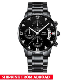 OLMECA Men Watch Luxury Sport Fashion Military Waterproof Quartz Wristwatch Relogio Masculino Famous TOP Brand Watch Clock Alarm