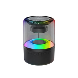 Glass colorful lighting wireless bluetooth speaker-F10S